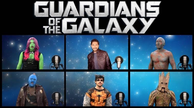 Ennél jobb videó nem lesz ma: A galaxis őrzői 2 acapella jelmezes énekesekkel bevezetőkép