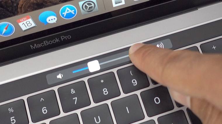 A jövő MacBook Pro-in már meg se kell érinteni az érintősávot kép