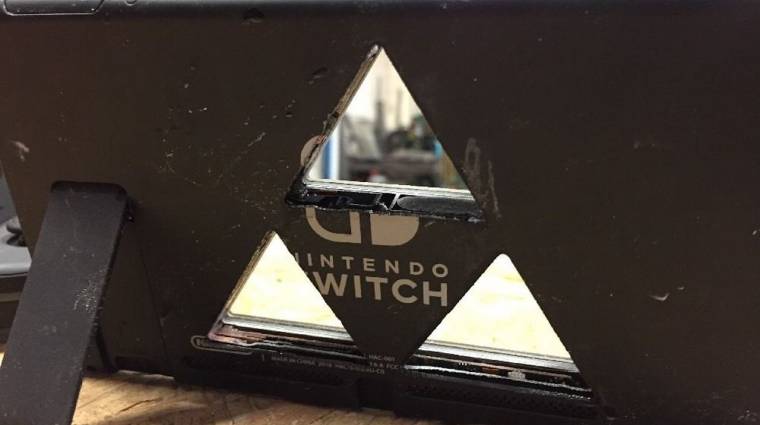 Napi büntetés: háromszögeket vágtak egy Nintendo Switch képernyőjébe, mert az művészet bevezetőkép