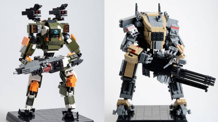 Akár hivatalos készletek is lehetnének ezek a Titanfall 2 LEGO-figurák bevezetőkép