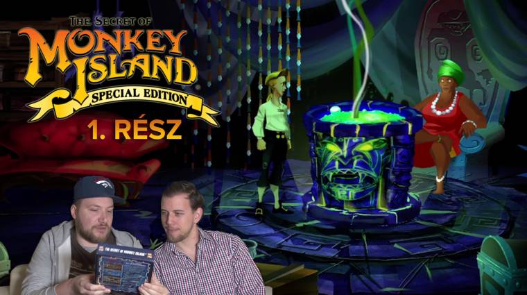 Kalóznak álltunk - The Secret of Monkey Island GameStart 1. rész bevezetőkép