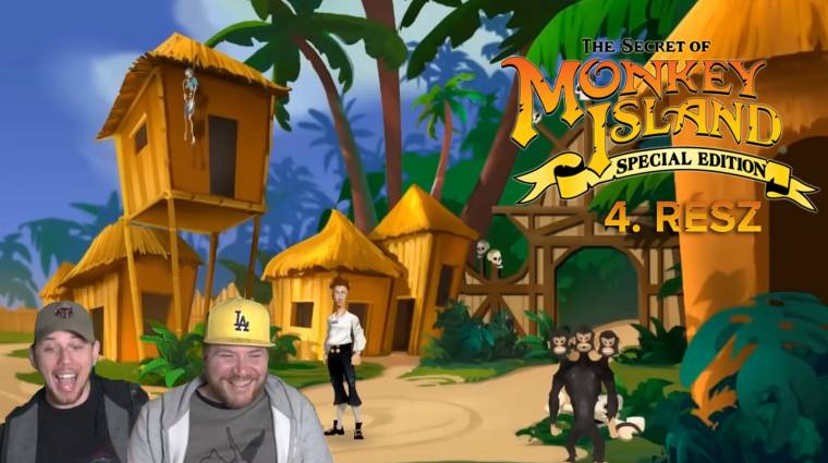 Figyeld, ott egy háromfejű majom! - The Secret of Monkey Island GameStart 4. rész bevezetőkép
