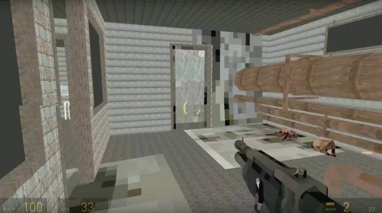 Minecraft-szerűre butítható a Half-Life 2 bevezetőkép
