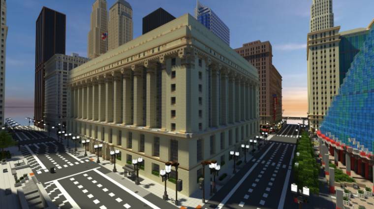 Minecraft - megépítik Chicago belvárosát bevezetőkép