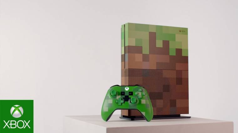 Gamescom 2017 - egyedi Xbox One S-t kapnak a Minecraft rajongók bevezetőkép