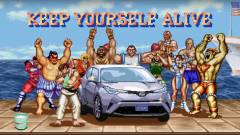 A reklám, amiben M. Bison egy Toyota C-HR-rel verekszik kép