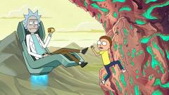 Egy félkész Rick és Morty jelenet mutatja be Rick ősellenségét kép