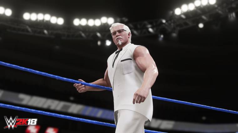 WWE 2K18 - Sanders ezredes szétver, ha nem szereted a csirkét bevezetőkép