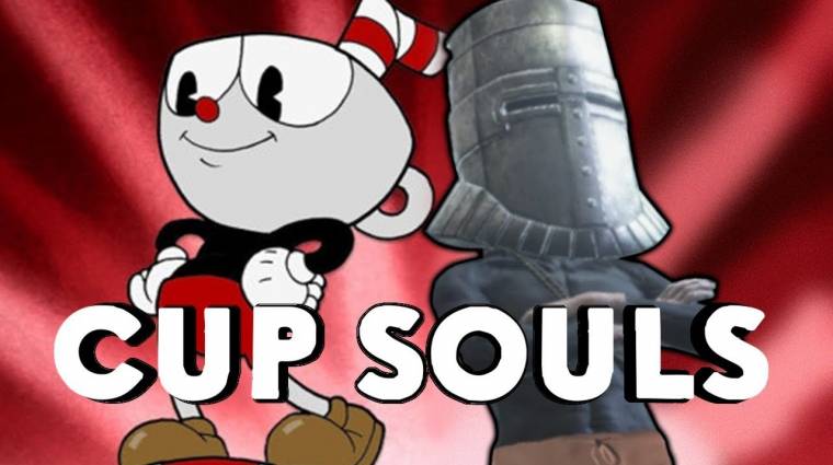 Nem tudjuk megunni a Dark Souls-Cuphead crossovereket bevezetőkép