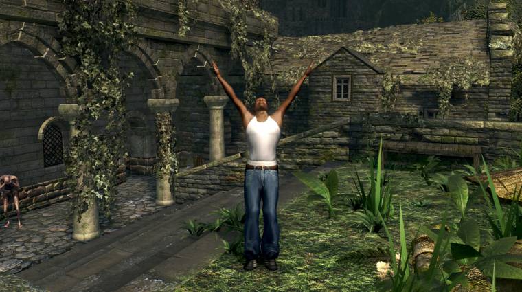 Dark Souls Remastered - zseniálisan elborult a GTA San Andreas skin mod bevezetőkép