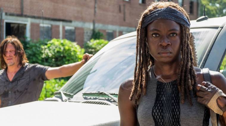 The Walking Dead - Michonne bánatosan zombikat öl az új teaserben bevezetőkép