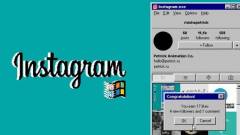 Ilyen lenne az Instagram, ha Windows 95-ön is futna kép