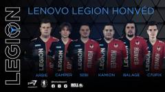 Két játékban is ugyanazt a csapatot indítja a Lenovo Legion Honvéd kép