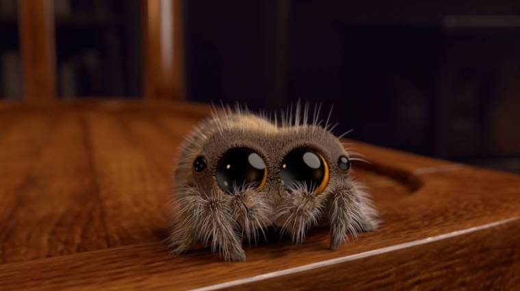 Plüss készül Lucasból, a cuki animációs pókból kép