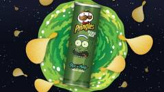 Már Pickle Rick kiadású chipset is gyárt a Pringles kép