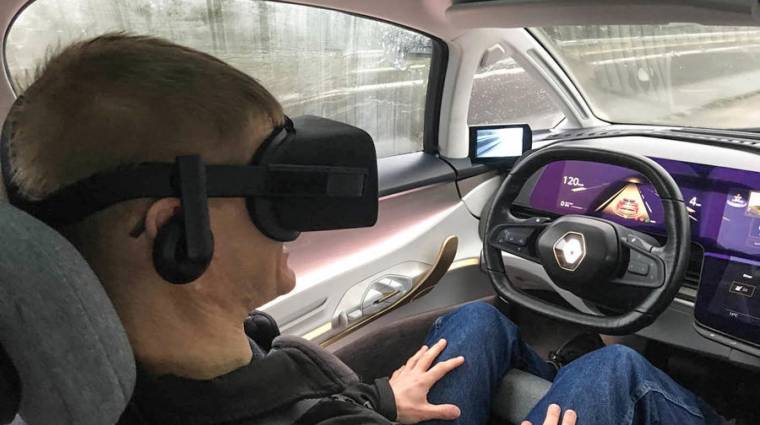 Ilyen a VR-élmény egy önvezető járműben bevezetőkép