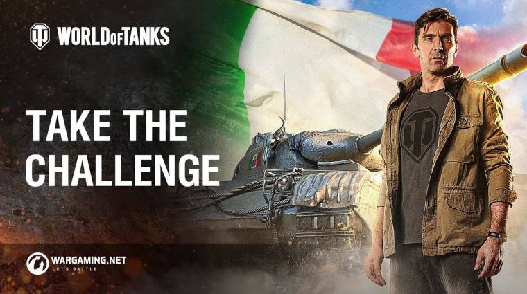 Gianluigi Buffon a World of Tanks legújabb reklámarca bevezetőkép