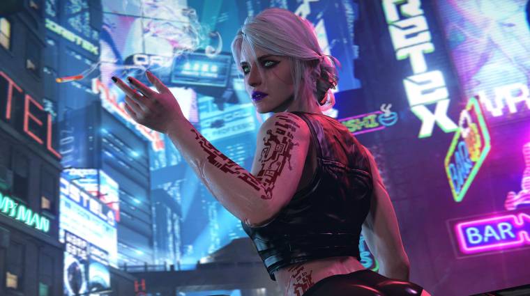 Megtalálhatták a The Witcher 3 Cirijét a Cyberpunk 2077-ben? bevezetőkép