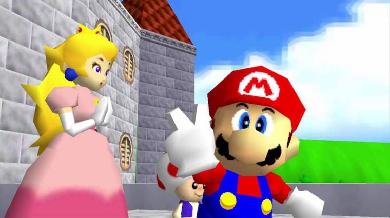 Már stabil 60fps-sel is játszható a Super Mario 64 bevezetőkép