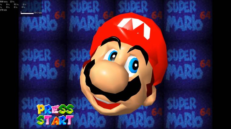 A Nintendo már neki is ment a Super Mario 64 rajongói PC-s változatának bevezetőkép