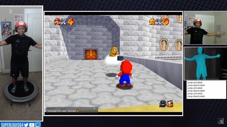 Trambulinnal és Kinecttel is végig lehet nyomni a Mario 64-et bevezetőkép