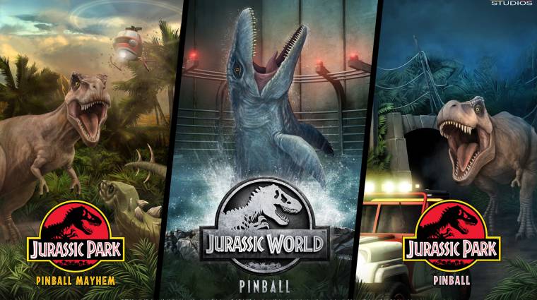Pinball FX 3 - Jurassic World asztalok érkeznek bevezetőkép