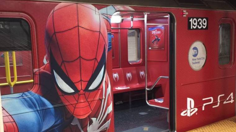 A Sony egy egész metrót szentelt a Pókembernek bevezetőkép
