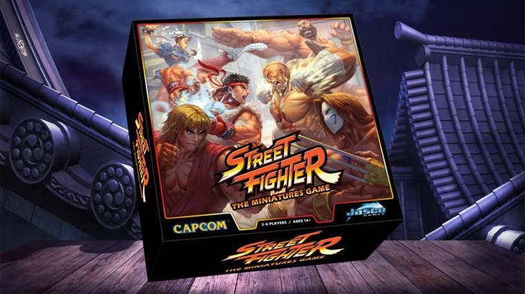 Gyönyörű figurákkal érkezik a Street Fighter társasjáték bevezetőkép