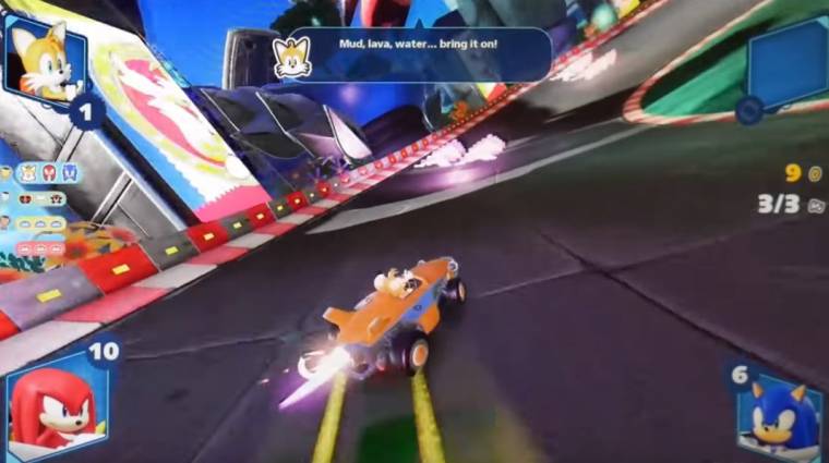 Team Sonic Racing - a legújabb trailer mellé befutott egy egész verseny felvétele is bevezetőkép