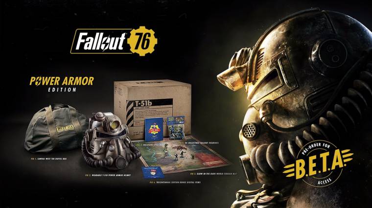 Fallout 76 - már elkapkodták a Power Armor kiadást, és nem lesz belőle több bevezetőkép