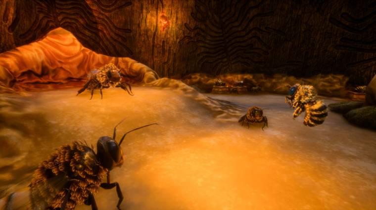 Ebben a játékban egy méhet kell irányítanod bevezetőkép