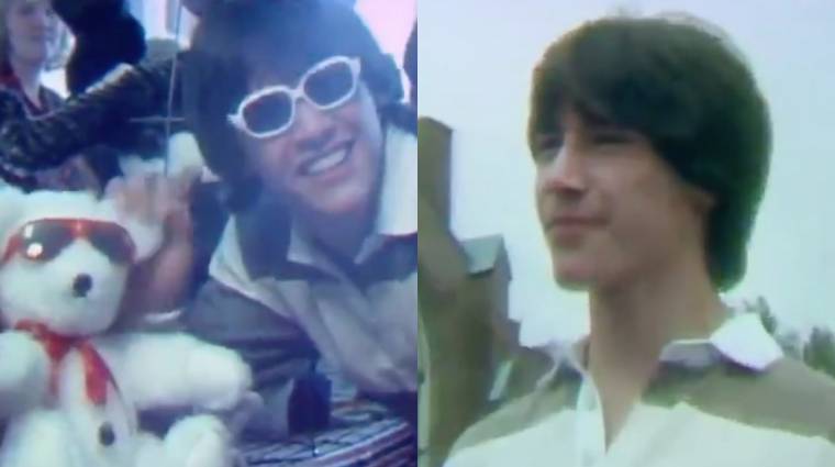 Napi büntetés: csak imádni lehet a videót, amin a fiatal Keanu Reeves egy plüssmacis fesztiválról tudósít bevezetőkép