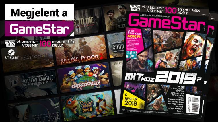Száznál is több játék a 2019/01-es GameStarban bevezetőkép