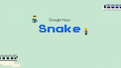 Google Maps - most utazós Snake-et játszhatunk kép