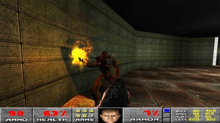 Egy rajongói modnak hála a Doom 3-ban is játszható a sorozat első két része bevezetőkép