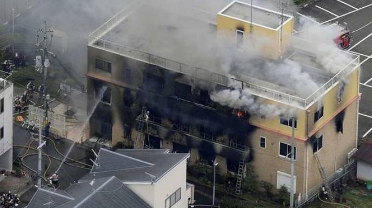 Gyújtogatás volt a Kyoto Animation épületében, legalább 33-an meghaltak bevezetőkép