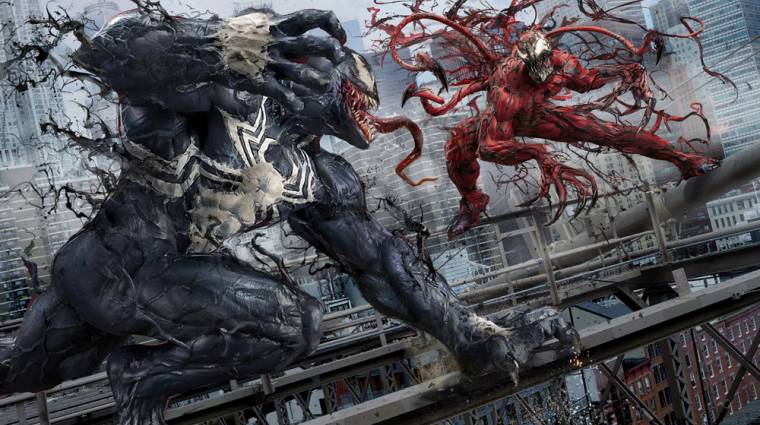 Venom 2 - Tom Hardy Venom és Vérontó összecsapására utalt bevezetőkép