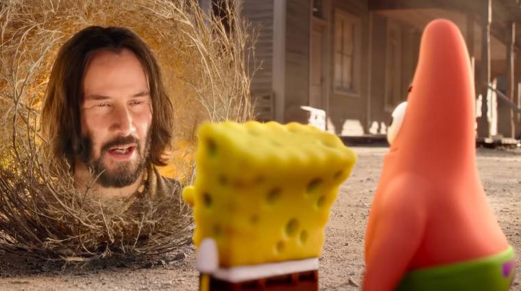 Nemcsak Keanu Reeves miatt fura az új Spongyabob film előzetese bevezetőkép
