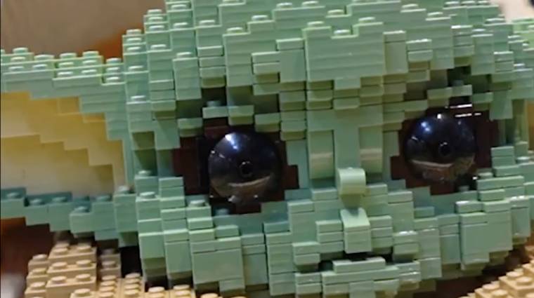 Életnagyságú Baby Yodával ünnepli a LEGO a The Mandalorian 2. évadát bevezetőkép