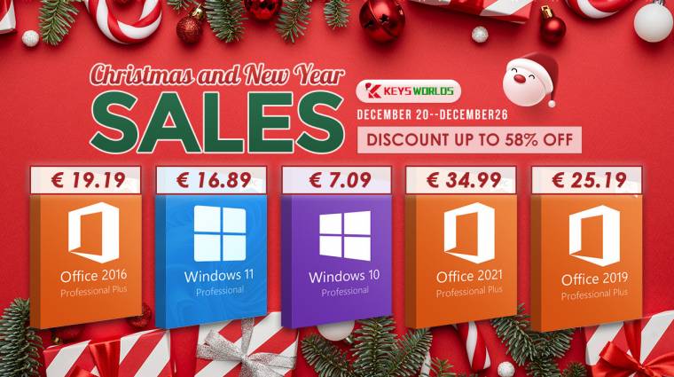 Lepd meg magad karácsonyra egy akciós Windows vagy Office csomaggal! kép