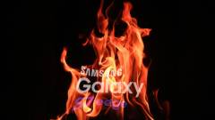 Megint felrobbant egy Samsung Galaxy mobil kép