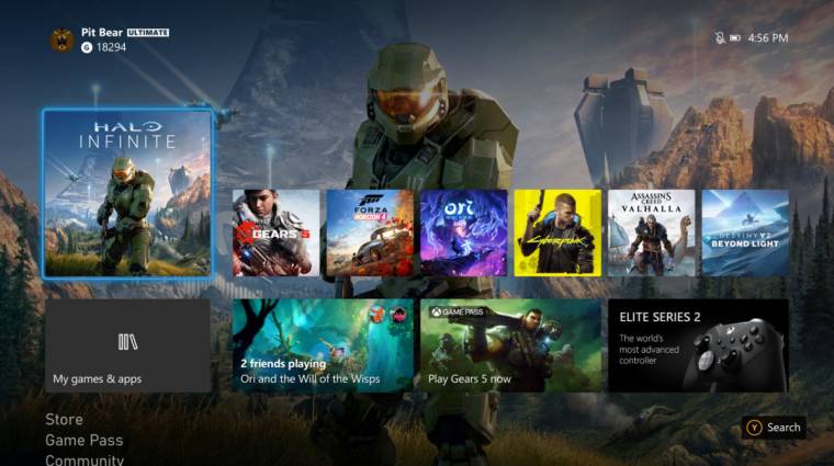 Az Xbox Series X kezelőfelülete kap egy sokak által várt fejlesztést bevezetőkép