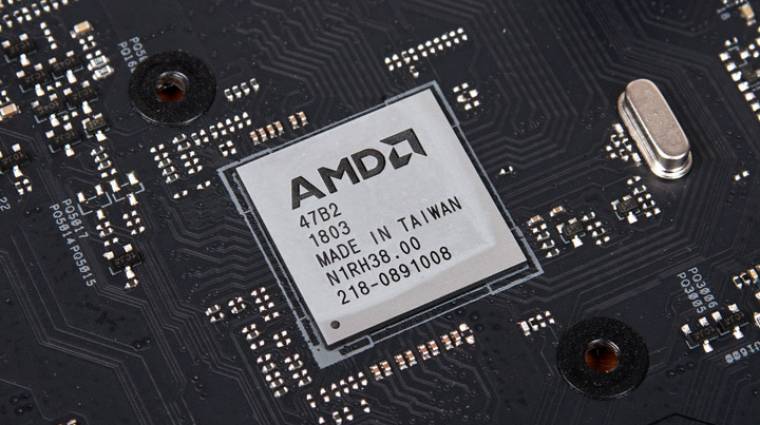 Képeken egy AMD B550-es alaplap kép