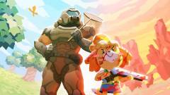 Egy cosplayer ötvözte a Doom Eternal és az Animal Crossing két főbb szereplőjének legjobb elemeit kép