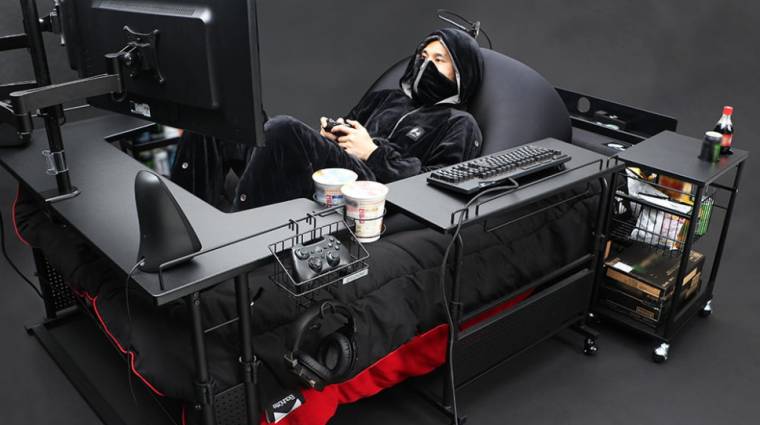Napi büntetés: a gamer szék már a múlté, itt a gamer ágy! bevezetőkép