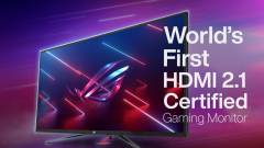 A világ első HDMI 2.1-es, 4K-s gamermonitorait mutatta be az ASUS kép
