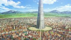 Most egy anime óriási városát alkották újra a Minecraftban kép