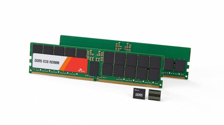 96 GB-os DDR5 memóriákkal állt elő az SK hynix kép