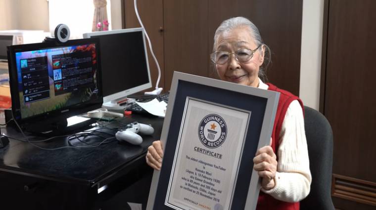 Egy 90 éves nagymama a legidősebb videojátékos youtuber bevezetőkép