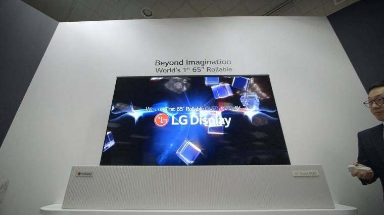 Feltekerhető kijelzős laptop tervét védette le az LG kép